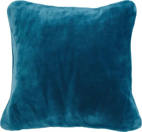 Gözze Premium Cashmere-Feeling Dekokissen 50 x 50 cm (Petrol) - Luxuriöses Dekokissen im Cashmere-Feeling, sehr weich und warm. Inklusive Füllung, atmungsaktiv und pflegeleicht. Ideal für gemütliche Wohnräume.