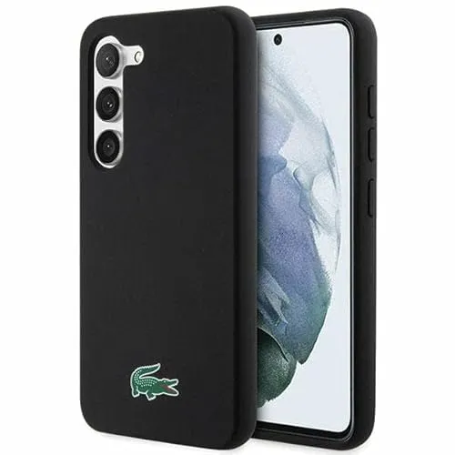 Lacoste LCHCS23SSLOK Hülle für S23 S911 Schwarz hardcase Silicone