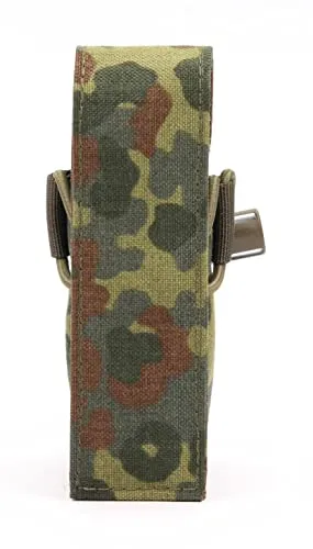 Zentauron Multi Magazintasche Pistole Molle-Tasche für doppelreihige Pistolen Magazine Glock Sig-Sauer HK, Single Magazintasche 9mm