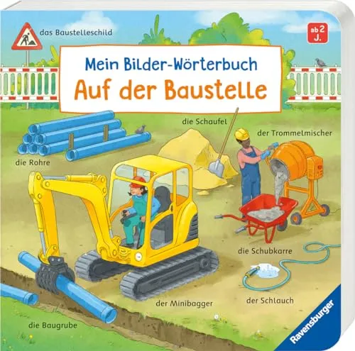 Mein Bilder-Wörterbuch: Auf der Baustelle