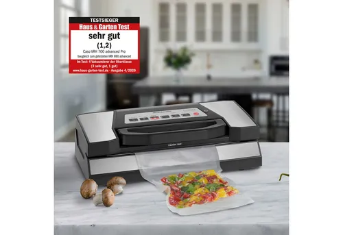 CASO VRH 700 advanced Pro Vakuumierer – Testsieger für professionelle Vakuumergebnisse