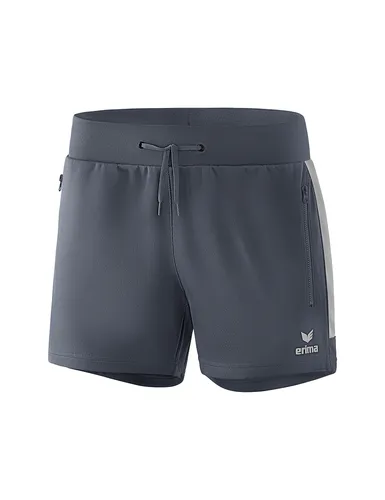 Erima Sporthose Short Squad kurz grau/silbergrau Damen, Größe: 38