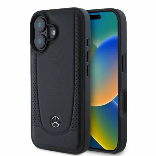 Mercedes iPhone 16 Urban Schutzhülle - Schwarz - Taschen & Schutzhüllen für Apple iPhone 16, robustes Hardcover-Design schützt Ihr Smartphone stilvoll und sicher.