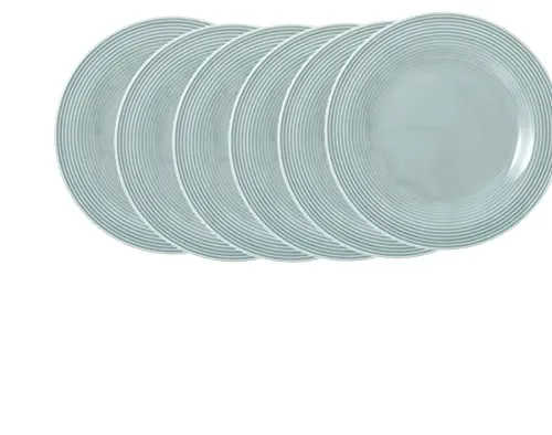 Seltmann Weiden Beat Arkisblau Frühstücksteller 6er Set in blau von Seltmann Weiden