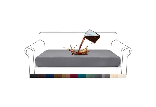 LuxusKollektion Hängedekoration Sofasitzbezug 3-Sitzer Hellgrau - Der LuxusKollektion Sofasitzbezug für 3-Sitzer in Hellgrau schützt stilvoll vor Flecken und Abnutzung. Aus hochwertigem Stretch Jacquard, bietet er eine perfekte Passform und einfache Montage – ideal für Haushalte mit Kindern und Haustieren.