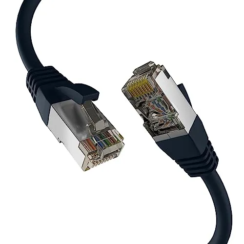 EFB CAT8.1 SCHWARZ 0,25m RJ45 PATCHKABEL S/FTP PIMF