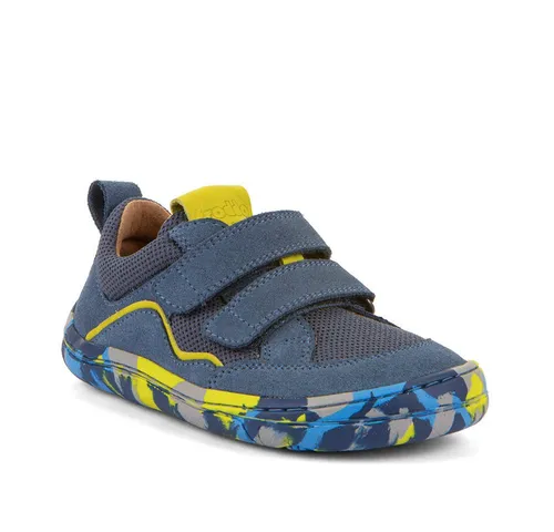 Froddo Barefoot Base Denim EU 26 – Flexible Kinderschuhe - Hochwertige Lederoberfläche für ein angenehmes Barfußgefühl. Die extra flexible Laufsohle unterstützt die natürliche Fußbewegung. Ideal für Freizeitaktivitäten.