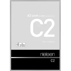 Nielsen Bilderrahmen Hellgrau, Metall 43.54x60.94x2.5 cm - Eleganter Bilderrahmen aus Metall in Hellgrau, ideal für kreative Wandgestaltungen und besondere Erinnerungen.