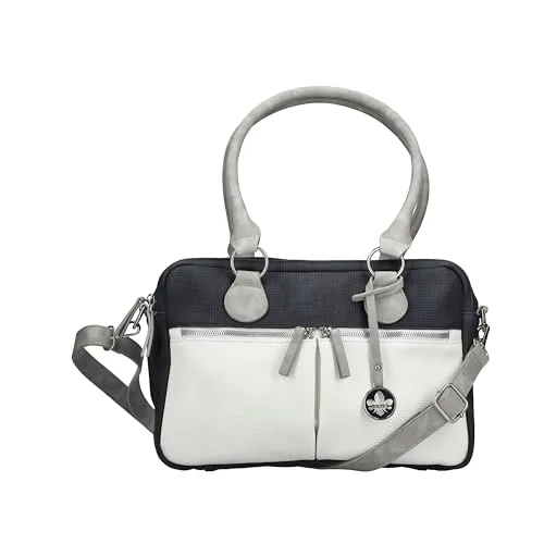 Rieker Damen H1523 Shopper, Blau - Damen-Shopper mit klassischem und elegantem Look, atmungsaktiv und für hohen Tragekomfort, ideal für den Alltag.