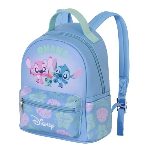 Disney Lilo und Stitch Jolly-Kleiner Heady Rucksack, Blau, 22 x 25 cm, Kapazität 5 L