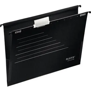 Leitz Hängetaschen 1926-30-95, Alpha Active, A4, schwarz, Karton, 5 Stück