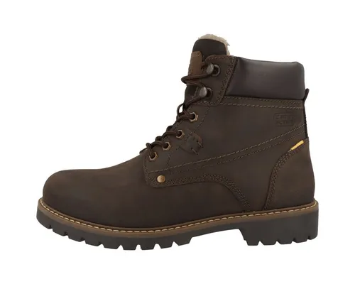 CAMEL ACTIVE Winterboots für Herren, Gr. 42, Dunkelbraun - Wanderschuhe aus Leder mit wärmendem Innenfutter und robuster Profilsohle – perfekt für kalte Tage und Outdoor-Aktivitäten.