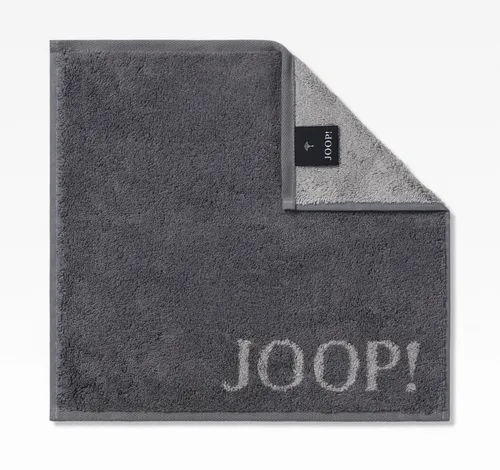 JOOP! Seiflappen Doubleface 30 x cm Baumwolle Schwarz in schwarz von JOOP!