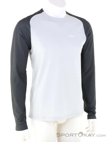 POC Motion Air L/S Herren Bikeshirt - Grau - Größe S - Fahrradbekleidung, leichtes und atmungsaktives Material für höchsten Tragekomfort beim Radfahren.