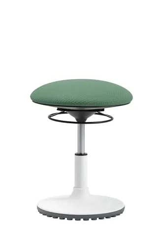 TOPSTAR Living Chair Move Kids höhenverstellbarer Kinderhocker mit drehbarem Sitz, Sitzhöhe von 39-47 cm, mintgrün