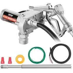 Dieselpumpe Heizölpumpe 15GPM - Effiziente Kraftstoffumfüllung - Öl-Umfüllpumpen mit max. Durchfluss von 15 GPM und 33 Fuß Hubhöhe, ideal für schnelles und sicheres Umfüllen von Diesel und Kerosin.