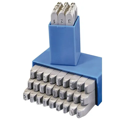 Dönges Montagewerkzeug Handschlagstempelsatz angespitzt, 9-teilig, Zahlen 0-9