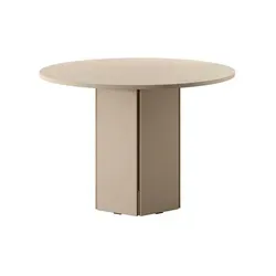 Selsey Esstisch Hexa Cappuccino – Rund mit 104 cm Durchmesser - Esszimmertisch mit elegantem Sechsecksbeinen für sicheren Stand, ideal zum Verweilen und Genießen. Verleiht jedem Raum eine stilvolle Note.