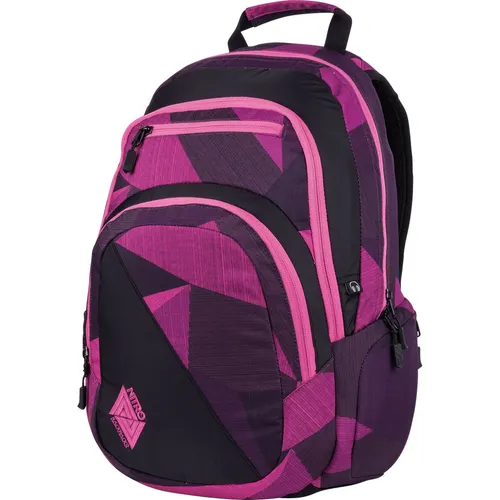 Nitro Stash 29 Rucksack - Fragments Purple - Schulrucksack mit 29 l Volumen, gepolstertem Laptopfach und praktischem Organizer. Ideal für Schule, Freizeit und Reisen.