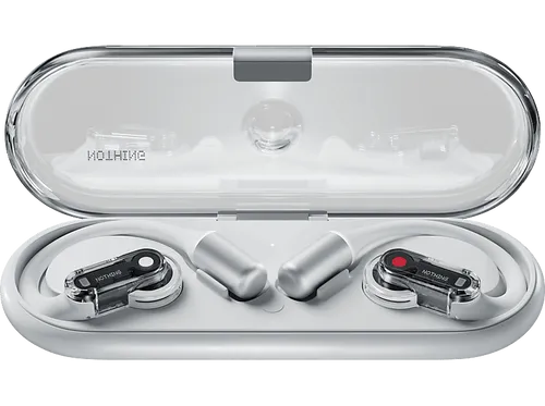 Nothing Ear (Open) - Open-Ear-Ohrhörer mit 30 Stunden Wiedergabe, KI-gestützte Clear Voice Technology und IP54 wasserresistent