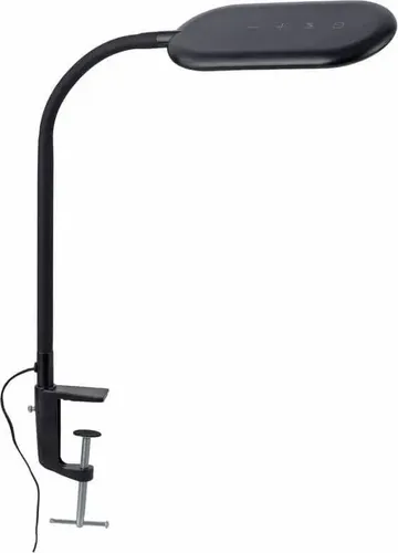 Just Light 14404-18 LED-Klemmleuchte 7.00W Schwarz – Flexibel und dimmbar - Klemm- & Tischleuchten: Die elegante LED-Klemmleuchte bietet flexibles Lichtmanagement mit Touchdimmer und anpassbarer Lichtfarbe für jeden Bedarf.