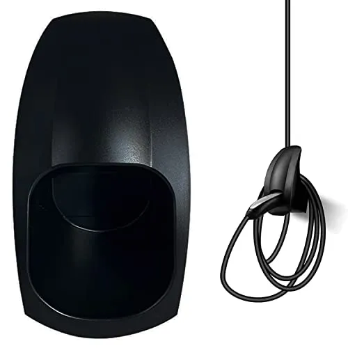 Powerwerk Wallbox Ladekabel Halterung Typ 2 Medum | Wandhalter für Elektroauto mit IEC 62196-2 Stecker | Halterung Typ 2 | ABS Halterung Typ 2 EV Wandhalterung