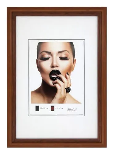 IDEAL TREND Artus Kunststoff Bilderrahmen Wanddeko Collage Poster Bilder Foto Rahmen: Farbe: Braun | Format: 21x30