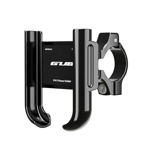 MidGard P41 Aluminium Fahrradhalterung für Smartphones, Handy-Halterung kompatibel mit Apple iPhone, Samsung, Huawei, Xiaomi