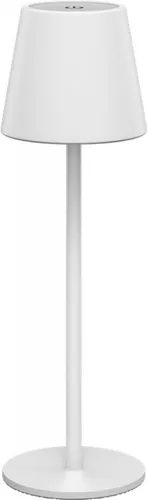 Goobay Kabellose LED-Tischleuchte, aufladbar, dimmbar, 36cm, weiß