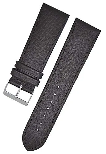 Uhrenarmband Kalbsleder braun 22mm Ton in Ton Dornschließe