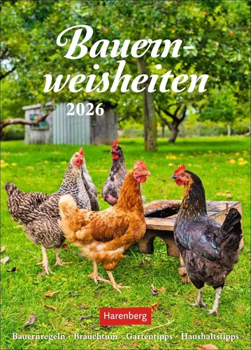 Bauernweisheiten Wochenkalender 2026 von Harenberg