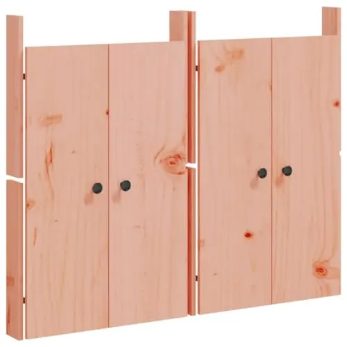vidaXL Türen für Outdoor-Küche - 2 Stk. aus massivem Douglasienholz - Zubehör für Möbel: Langlebige, pflegeleichte Türen aus massivem Douglasienholz mit praktischen Metallknäufen für eine stilvolle und ordentliche Outdoor-Küche.