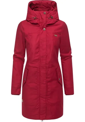 Ragwear Wintermantel Jannisa stylischer Damen Winterparka mit Kapuze