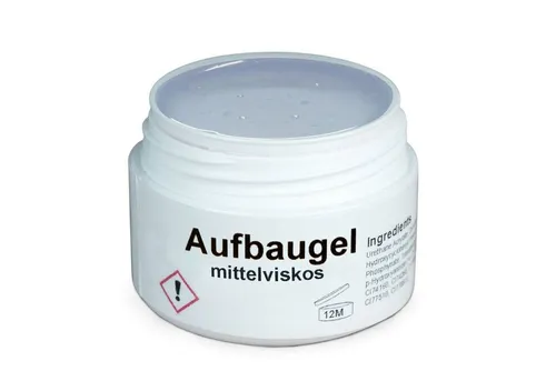 GS-Nails UV-Gel Aufbaugel Mittelviskos 15ml, Mit Gilbschutz