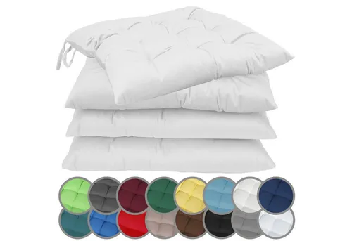 NatureMark Sitzkissen 40 x 40 cm in weiß von NatureMark