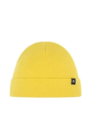 Eisbär Mütze Skater Kids Gelb - Coole Beanie für Jungen & Mädchen - Skullies & Beanies für Jungen - Kuschelig weiche Strickmütze mit sportlich-elegantem Umschlag, ideal für Wintersport und Alltag, bequem und langlebig.