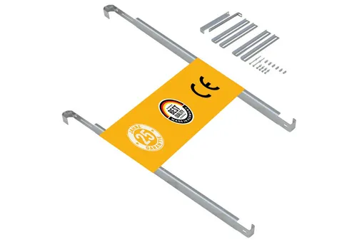 Kleines Kraftwerk Solarmodul-Halterung, (Gitterbalkon 3 Module, 3-tlg., Einfache & schnelle Installation)