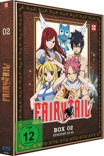 Fairy Tail - TV-Serie - Vol.2 - [Blu-ray] - Fantastische Anime-Serie, freigegeben ab 12 Jahren, voller Magie und Abenteuer für Fans von Fantasy und Action.