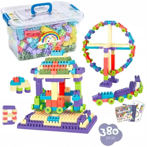 Pädagogische Bausteine für Kinder – 380-teiliges Set