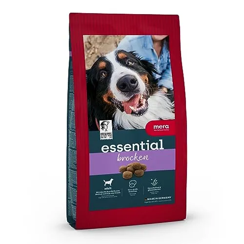 MERA Essential Brocken Trockenfutter für Hunde, 4x2kg