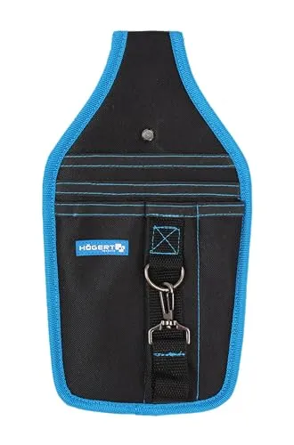 Högert Technik - Högert Technik - Gürteltasche für Elektrowerkzeuge | Werkzeugtasche Gürtel Elektriker Halter Hängetasche | 5 funktionelle Taschen | 1 Griff mit Karabinerhaken | 600D-Polyeste