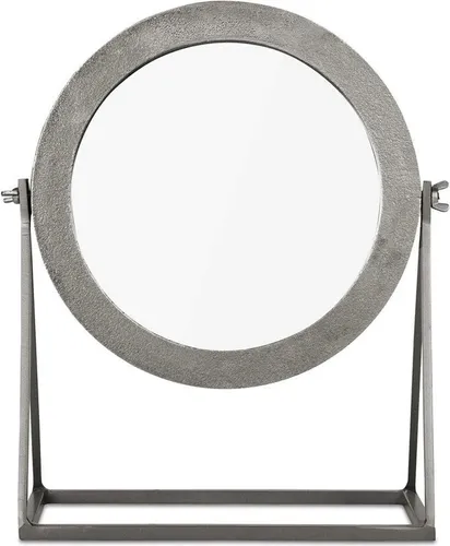 Standspiegel Mia - Silber - Eleganter Standspiegel für stilvolle Akzente in Deinem Zuhause. Ideal für das tägliche Styling und als dekoratives Element. Mit seinem minimalistischen Design passt er perfekt in jeden Raum.