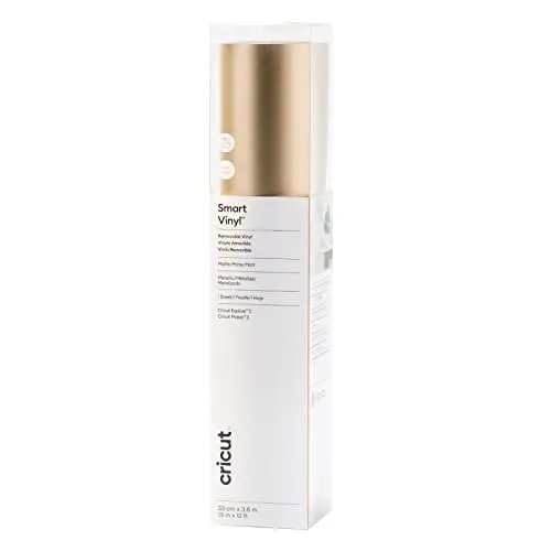 Cricut Smart Metallic Vinyl Abnehmbar Champagner 3,6 m von Cricut