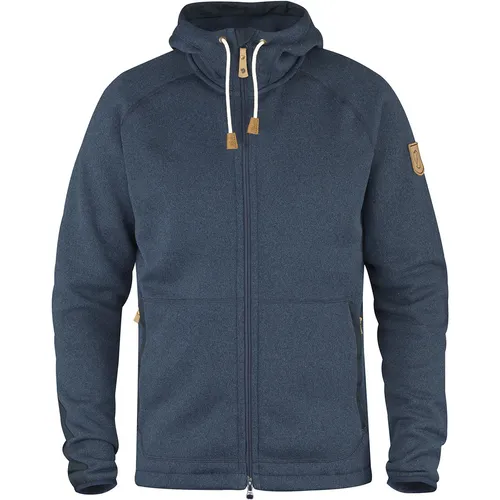 Fjällräven Herren Fleecejacke Övik Fleece Hoodie, Navy 560 von Fjällräven