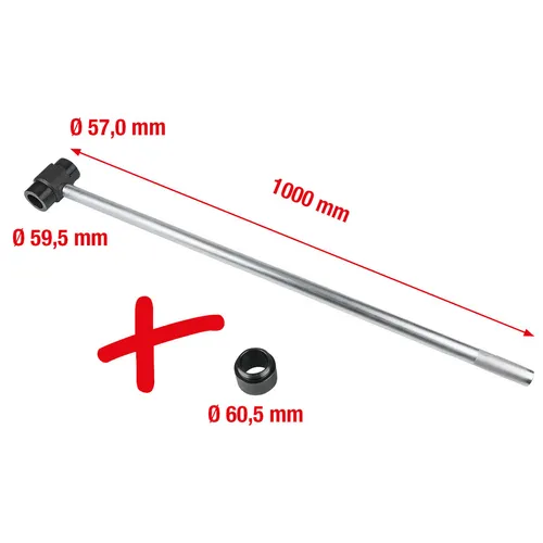 KS Tools Schwingungsdämpfer-Halteschlüssel-Satz für BMW, 5-teilig - Praktischer 5-teiliges Set für die einfache Wartung von BMW Fahrzeugen, ideal zum Halten von Schwingungsdämpfern.