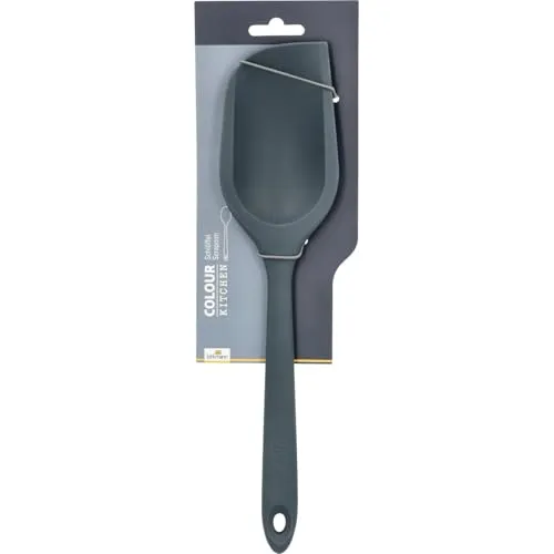 Birkmann, Schlöffel Cool Grey 9,3cm x 2,3cm x 29,5cm Silikon mit Metallkern hitzebeständig bis 230 Grad Celsius