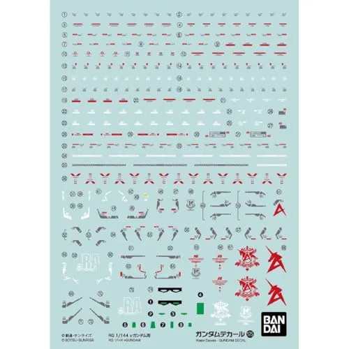 Bandai Gundam DECAL125 RG 1/144 νGUNDAM, Keine von Bandai Spirits