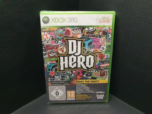 Xbox 360 DJ Hero • Brandneu in Folie • Sealed • NEU • NEW • Versiegelt •