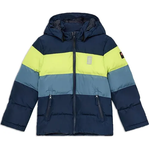 LEGO kidswear LWJIPE 705 Jacke - Dunkelblau für Kinder - Outdoor Freizeitjacke für Kinder, gefüllt mit synthetischen Daunen für optimale Wärme und Komfort beim Spielen im Freien, ideal für Herbst und Winter.