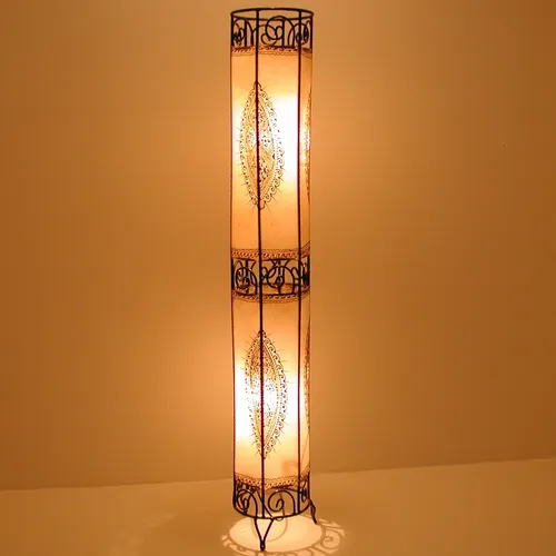Produktbild Marokkanische Lederstehlampe Hennalampe XXL